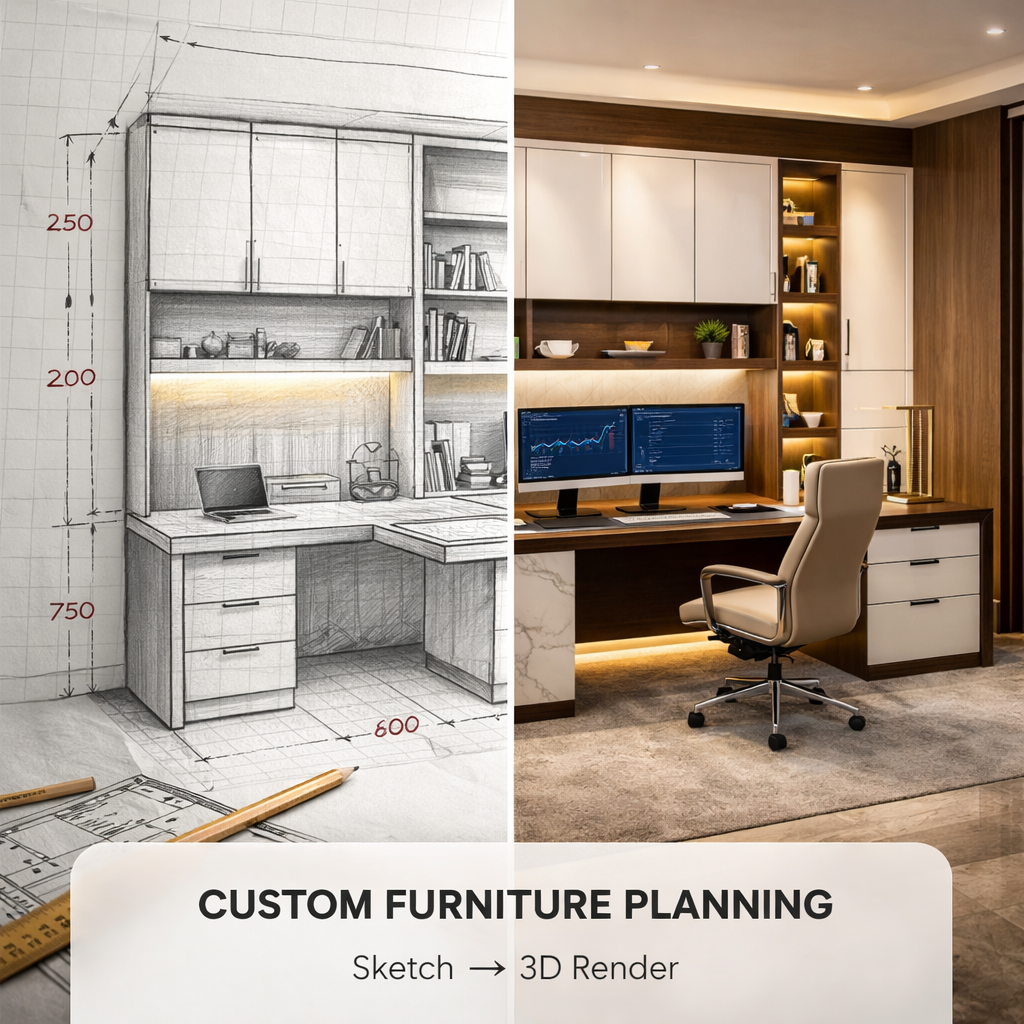 Custom furniture planning