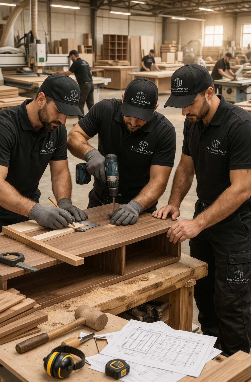 Modern office with partitions